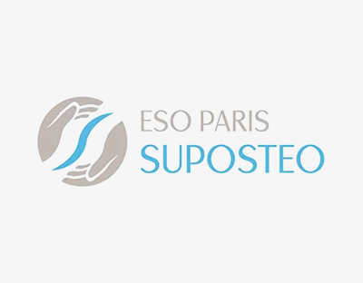 Logo ESO, école d’ostéopathie (Création : Agence NSB Paris / Sylvain Girault - 2013)
