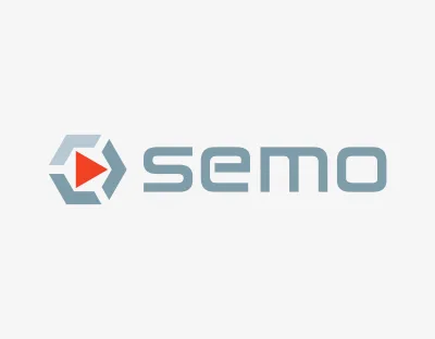 Logo SEMO, industrie 4.0 (Création : AGORA VITA / Sylvain Girault - 2018)